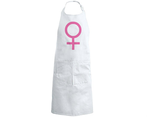 Kuchyňská zástěra Žena pohlaví symbol