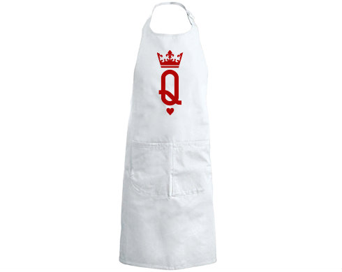 Kuchyňská zástěra Q as queen
