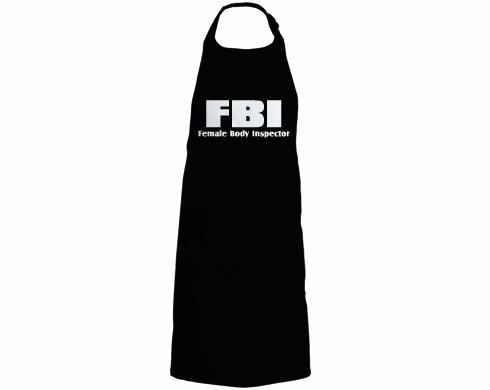Kuchyňská zástěra FBI