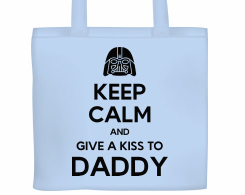 Plátěná nákupní taška Keep calm daddy