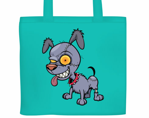 Plátěná nákupní taška Zombie pes