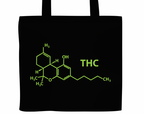 Plátěná nákupní taška THC