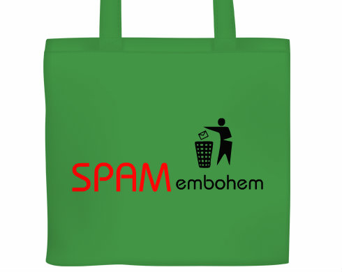 Plátěná nákupní taška Spamembohem