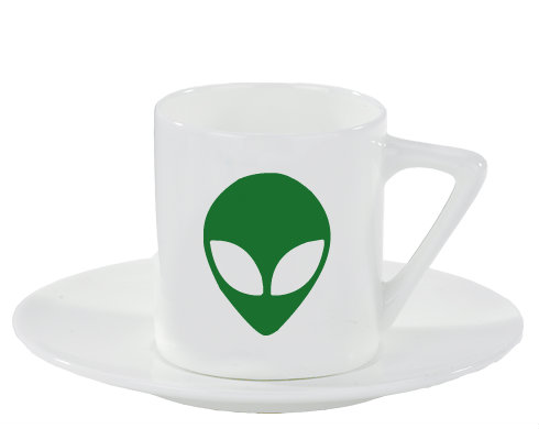 Espresso hrnek s podšálkem 100ml Alien