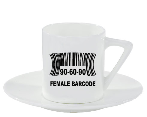 Espresso hrnek s podšálkem 100ml Female barcode