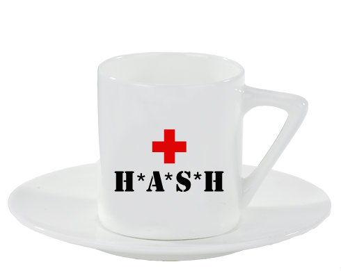 Espresso hrnek s podšálkem 100ml HASH