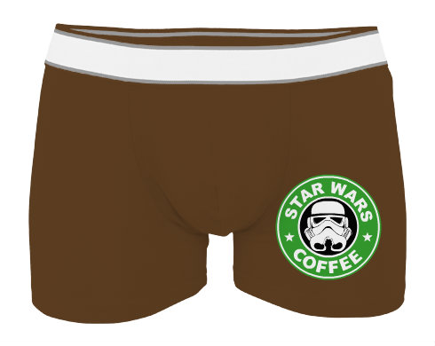 Pánské boxerky Contrast Starwars coffee
