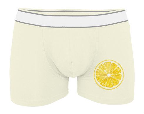 Pánské boxerky Contrast Citron
