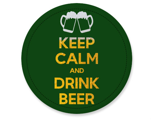 Placka Keep calm and drink beer