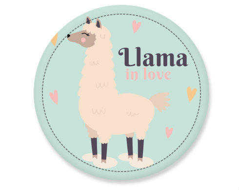 Placka Llama in love