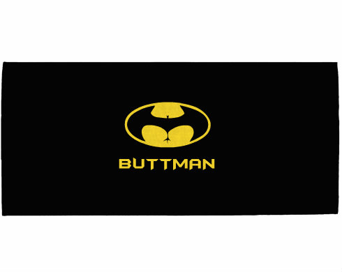 Celopotištěný sportovní ručník Buttman