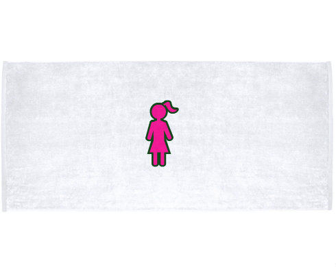 Celopotištěný sportovní ručník Žena
