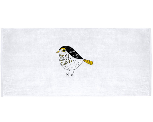 Celopotištěný sportovní ručník Ptáček