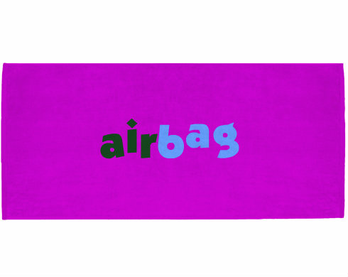 Celopotištěný sportovní ručník Airbag