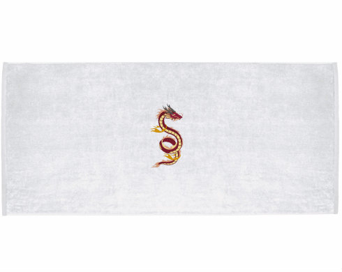 Celopotištěný sportovní ručník Čínský drak