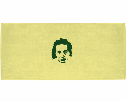 Celopotištěný sportovní ručník Einstein