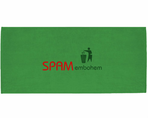 Celopotištěný sportovní ručník Spamembohem