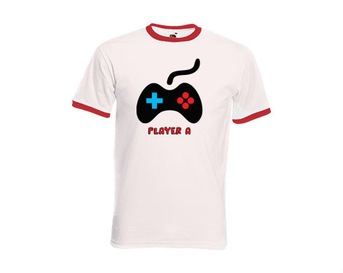 Pánské tričko s kontrastními lemy Player A