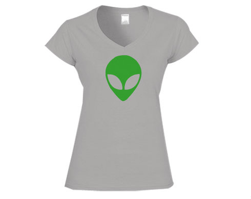 Dámské tričko V-výstřih Alien