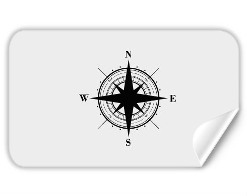 Samolepky obdelník Kompas