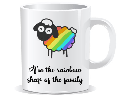 Hrnek Premium Rainbow sheep