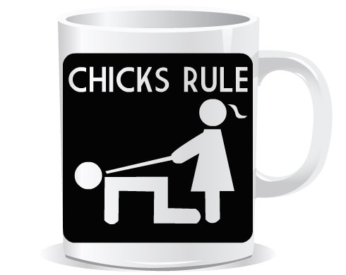 Hrnek Premium Chicks rule
