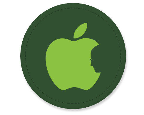 Placka magnet Apple Jobs