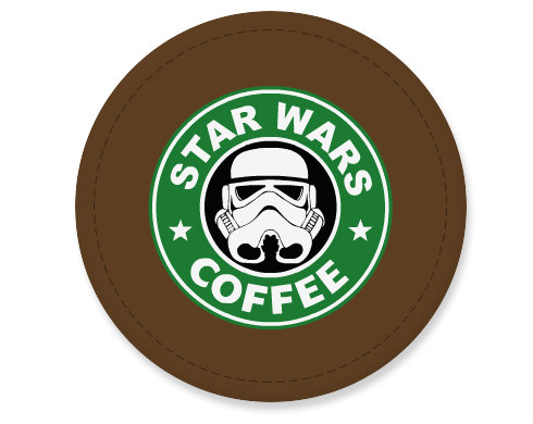 Placka magnet Starwars coffee
