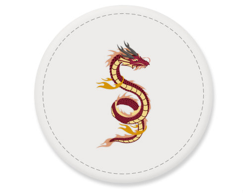 Placka magnet Čínský drak