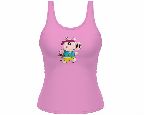 Dámské tílko Tank Top Prase závodník