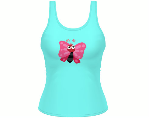 Dámské tílko Tank Top Motýlek