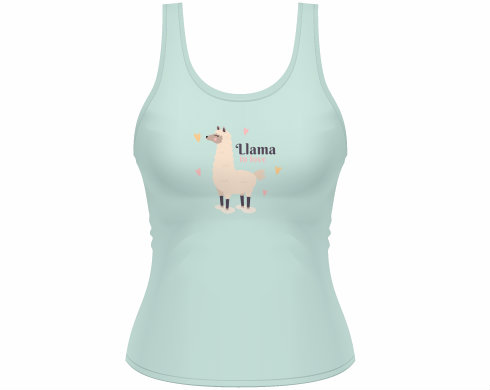 Dámské tílko Tank Top Llama in love