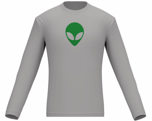 Pánské tričko dlouhý rukáv Alien