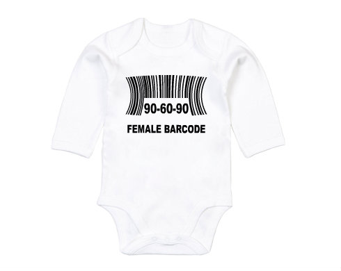 Dětské body dlouhý rukáv BIO Female barcode