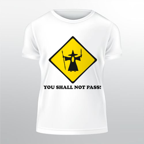 Pánské tričko Classic You shall not pass!