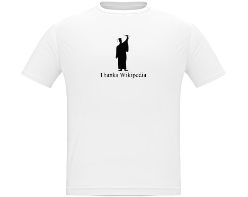 Pánské tričko Classic Thanks wikipedia