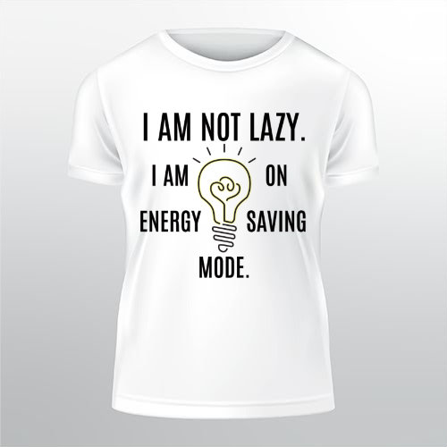 Pánské tričko Classic Energy saving mode