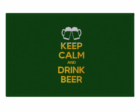 Rohožka Keep calm and drink beer