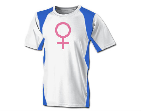 Funkční tričko pánské Žena pohlaví symbol