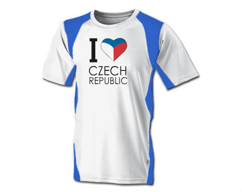 Funkční tričko pánské I love Czech republic