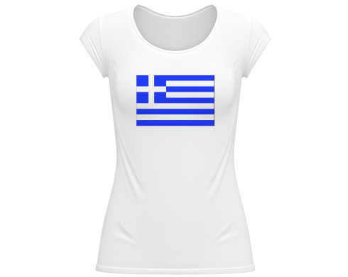 Dámské tričko velký výstřih Řecko
