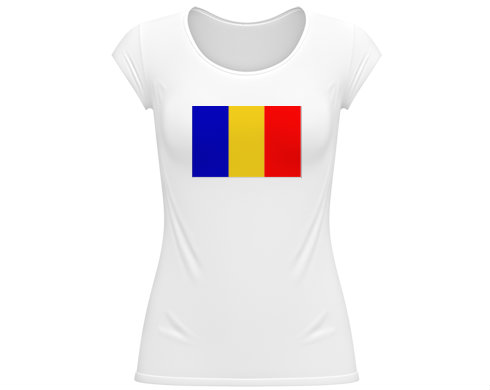 Dámské tričko velký výstřih Rumunsko