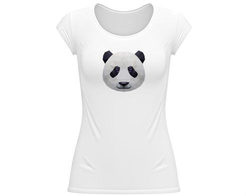 Dámské tričko velký výstřih Panda