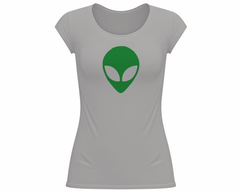 Dámské tričko velký výstřih Alien