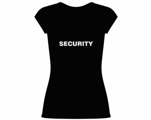 Dámské tričko velký výstřih Security