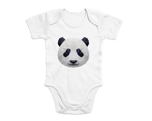 Dětské body krátký rukáv premium Panda