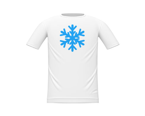 Dětské tričko Sněhová vločka