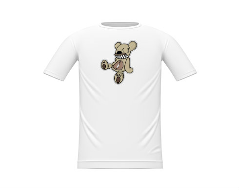 Dětské tričko Angry teddy