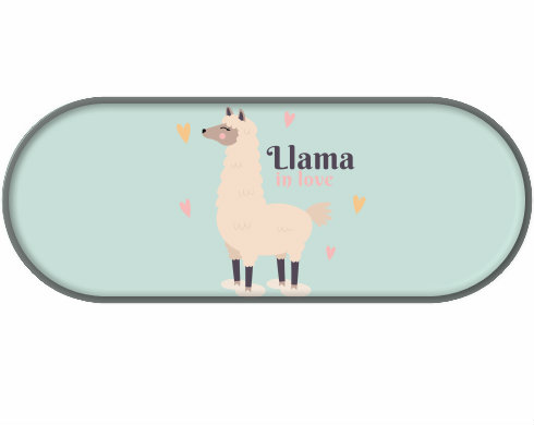 Penál Llama in love