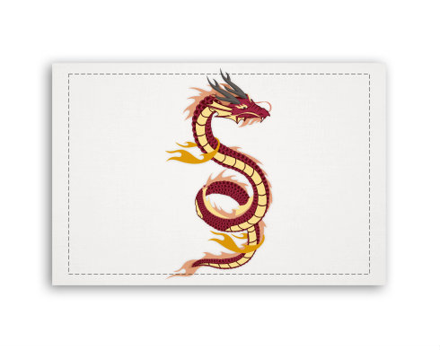 Fotoobraz 60x40 cm malý Čínský drak